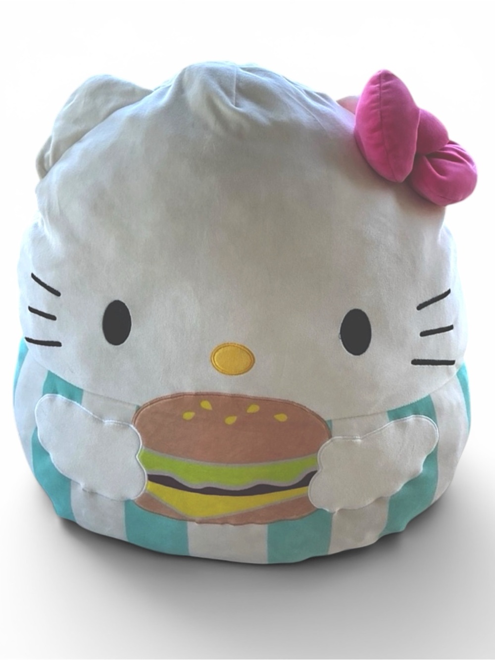 Hello Kitty Squishmallows Plush 21” Hamburger XL Sanrio Kellytoy